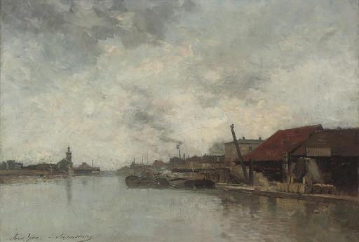 Charles Lapostolet - A brewery on the quay