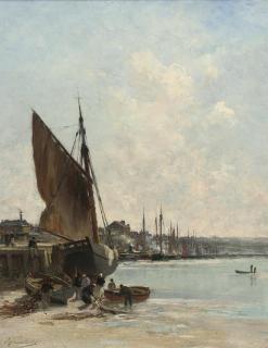 Charles Lapostolet - Mending the nets