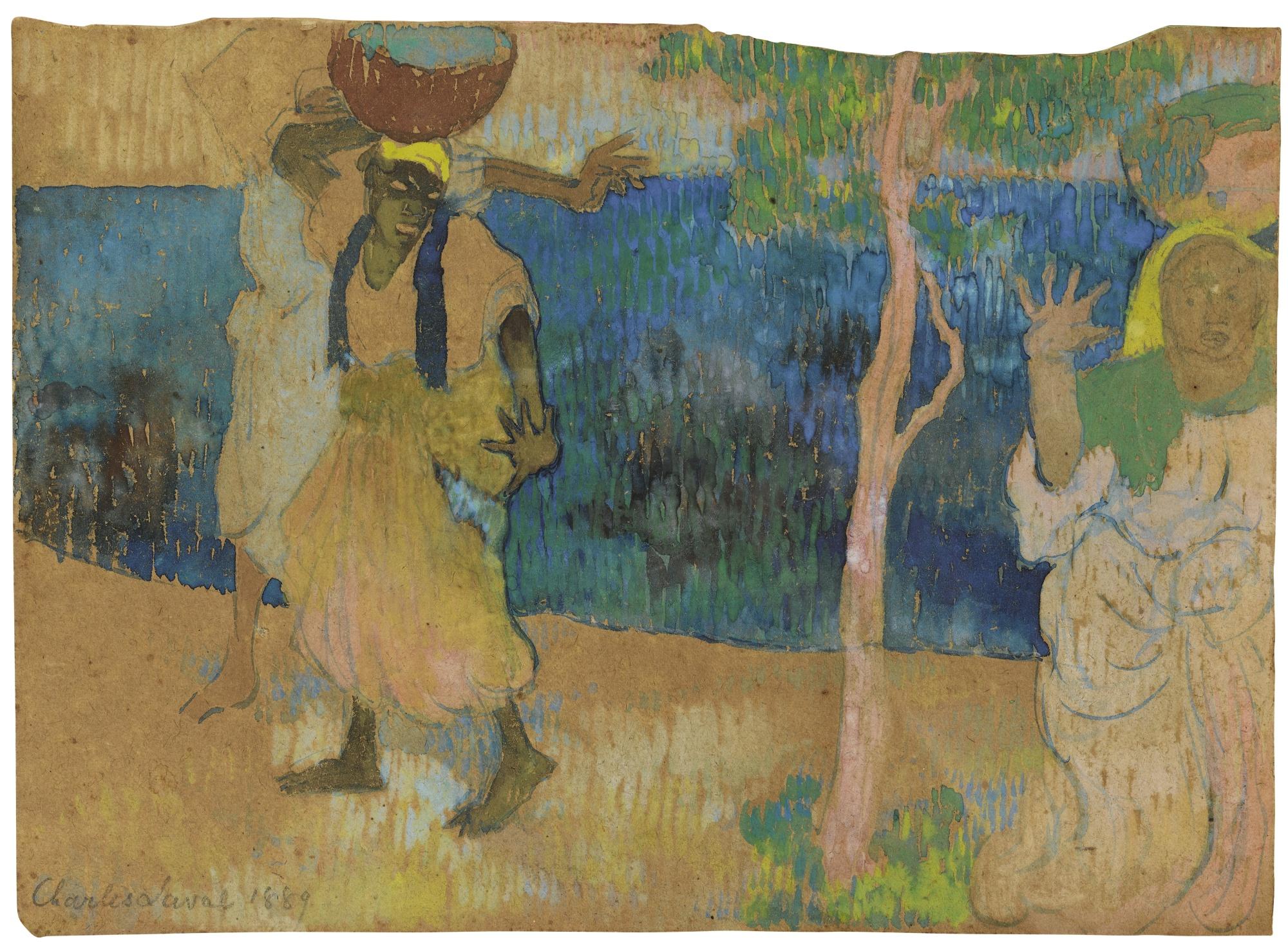 Charles Laval - Femmes Au Bord De La Mer