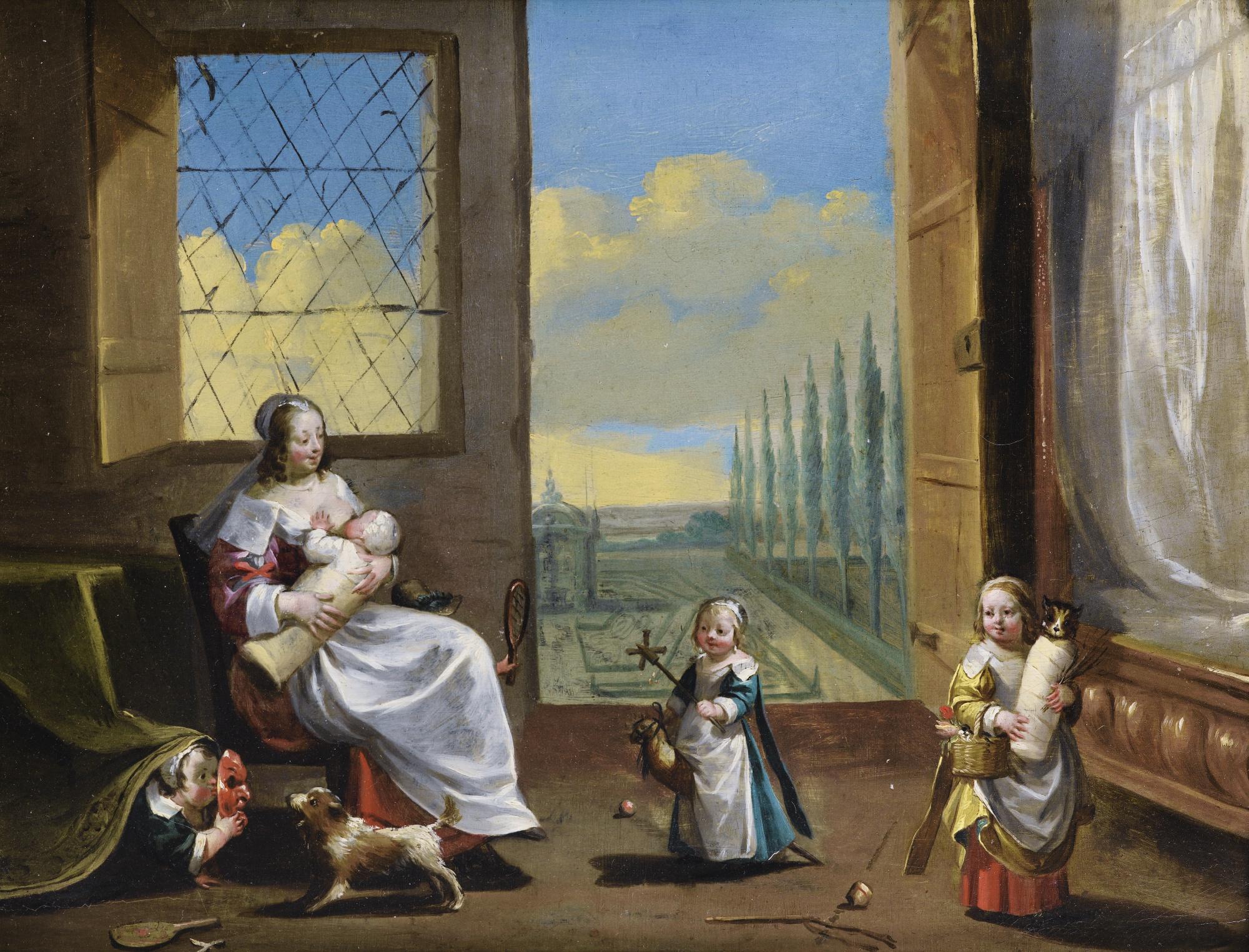 Charles Le Brun - The Allegory Of Childhood