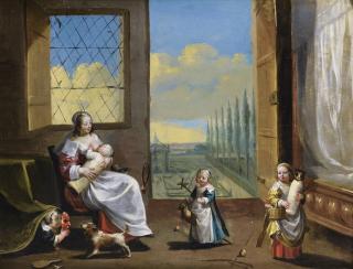 Charles Le Brun - The Allegory Of Childhood