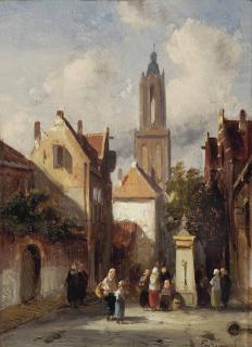 Charles Leickert - Conversing By The Fountain