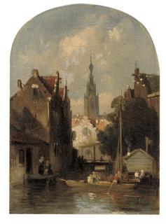 Charles Leickert - On A Sunlit Canal