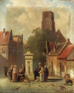 Charles Leickert - Vegetable sellers