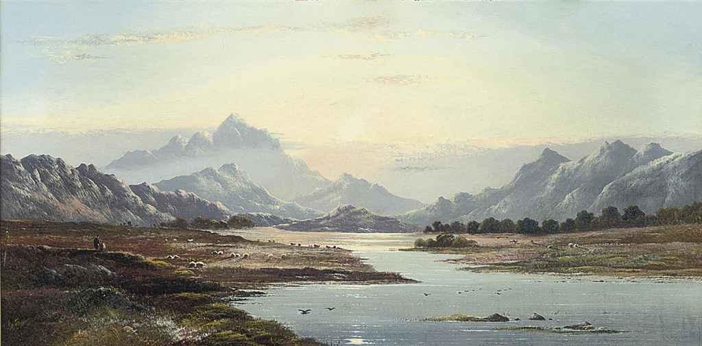 Charles Leslie - On the river Eden, Cumberland