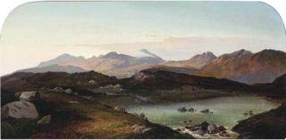 Charles Leslie - The high Loch on Ben Ledi, Perthshire