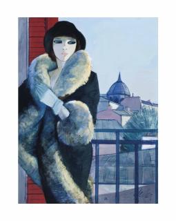 Charles Levier - Femme au Hauteau