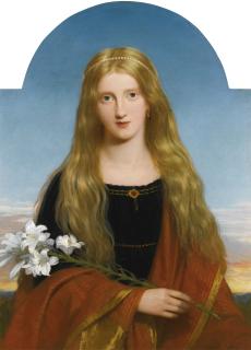 Charles Lock Eastlake P.R.A. - The Lily - Portrait Of Miss Bury