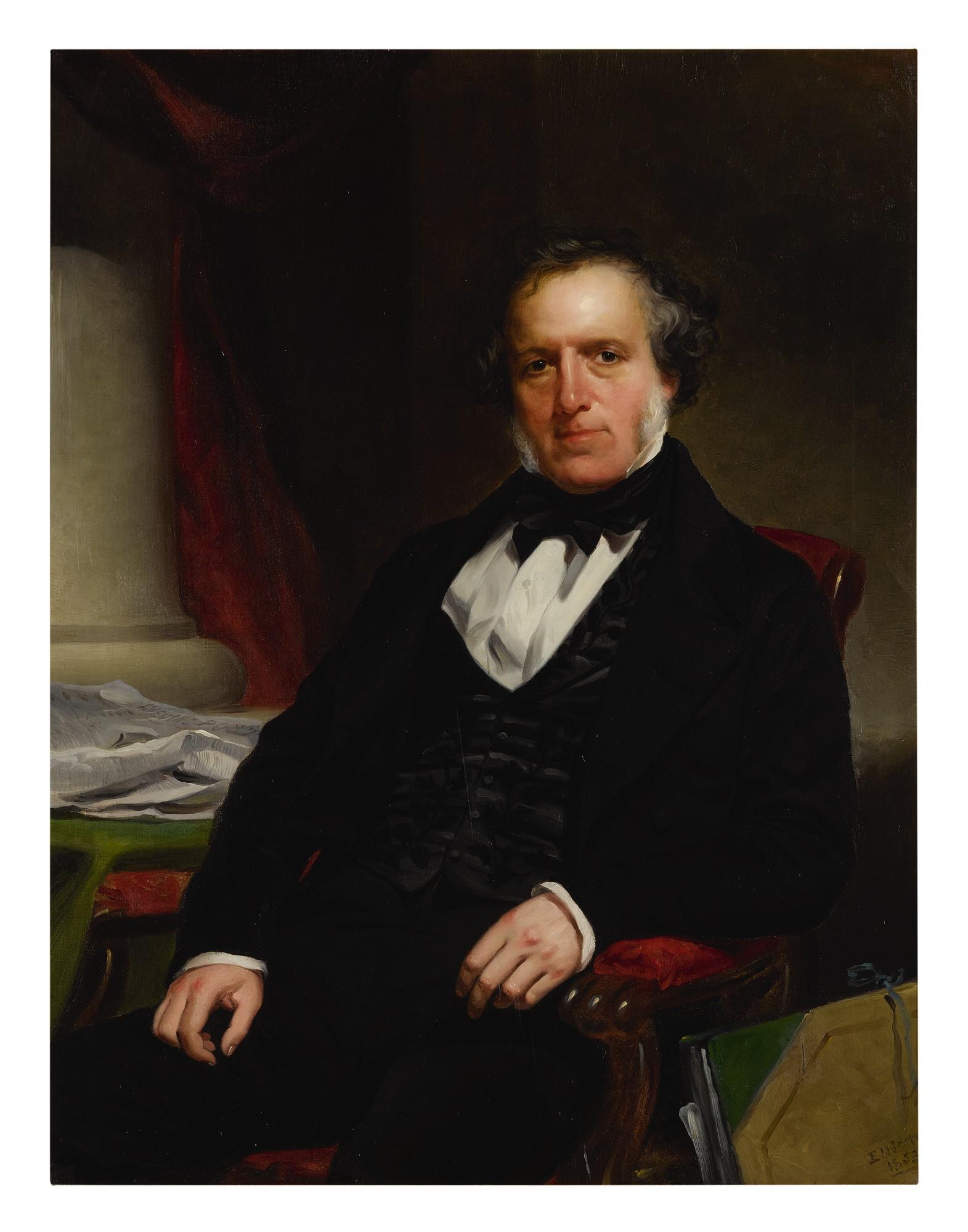 Charles Loring Elliott - Portrait Of John Bigelow