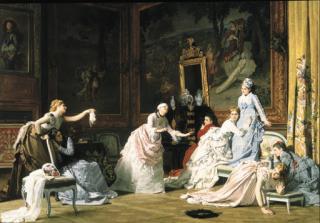 Charles Louis Baugniet - Blind Man\'s Buff