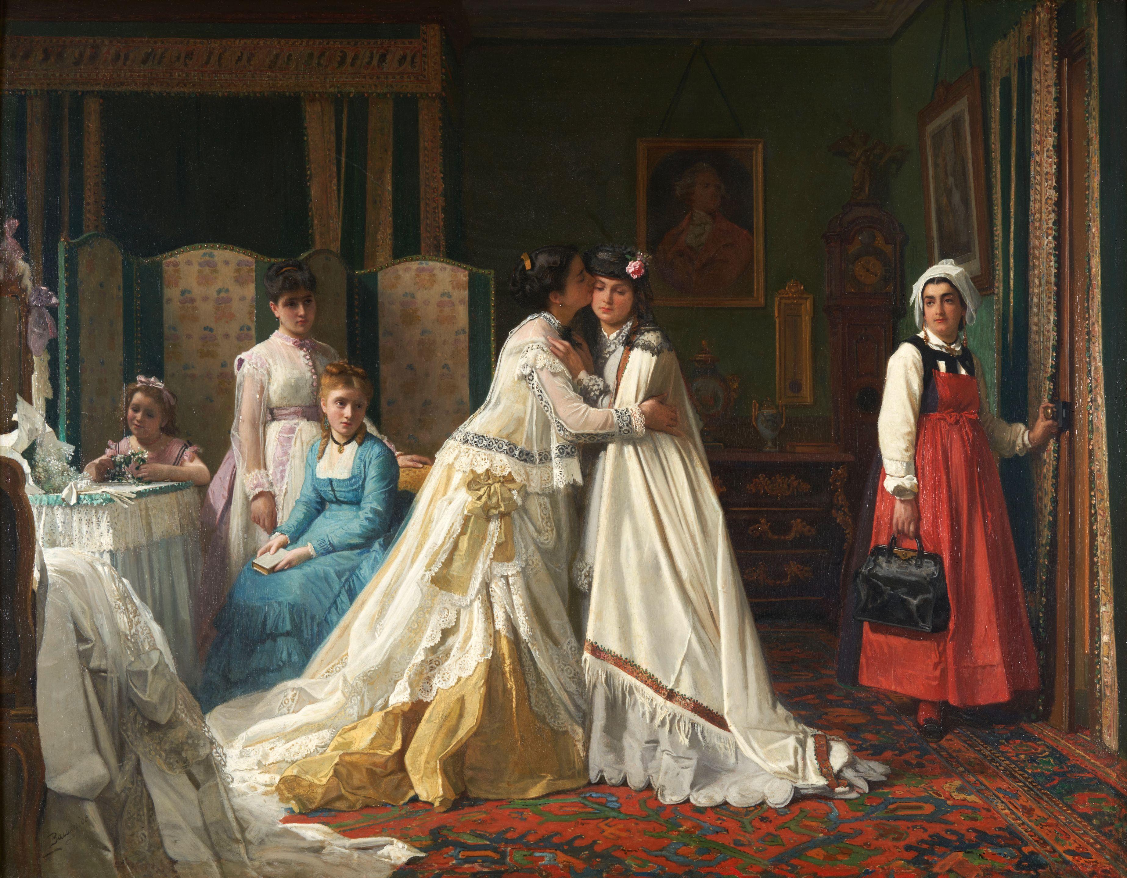 Charles Louis Baugniet - Farewell to the Bride