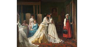 Charles Louis Baugniet - Farewell to the Bride