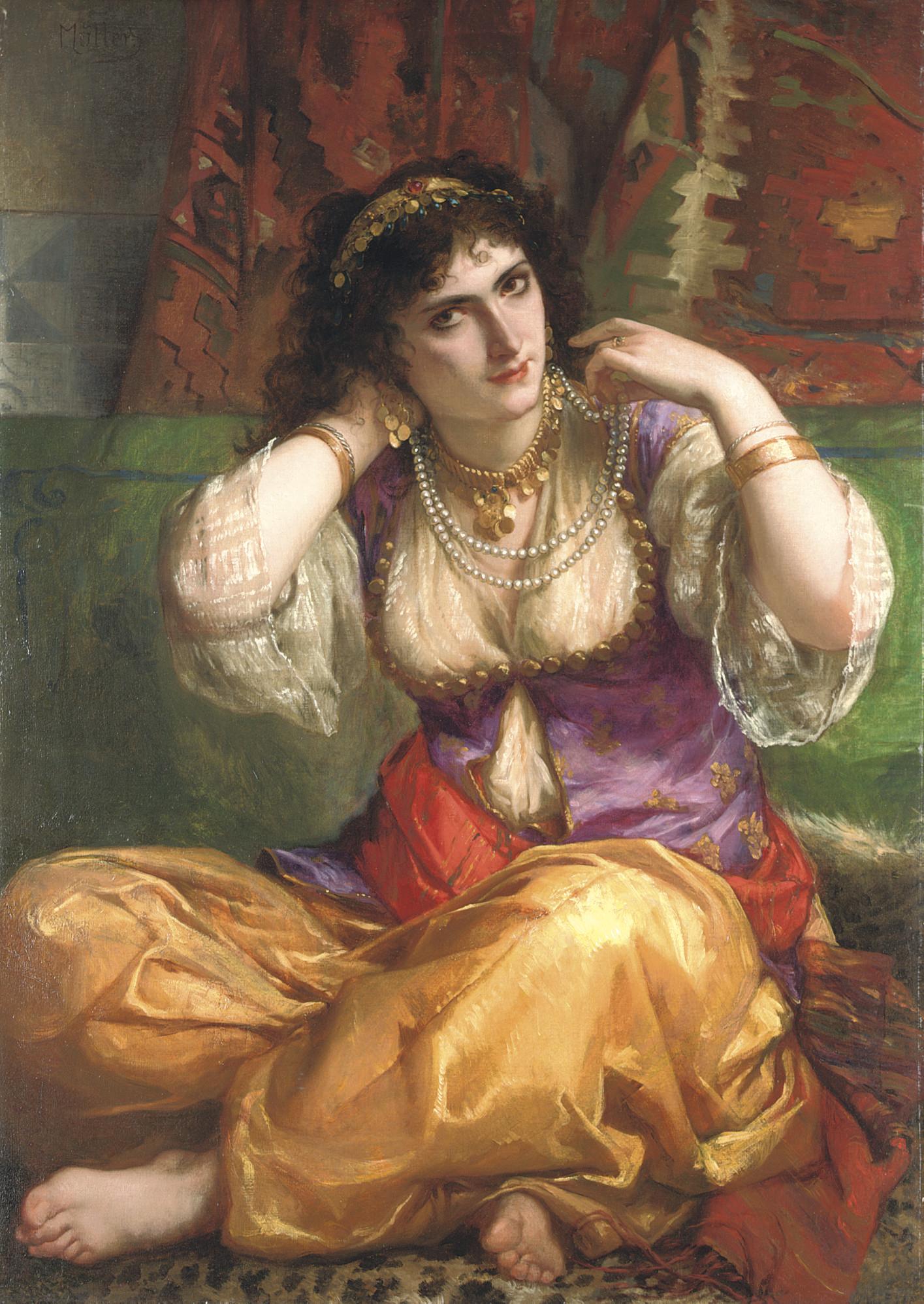 Charles Louis Lucien Müller - The odalisque