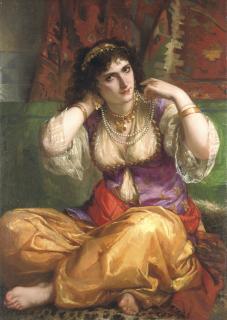 Charles Louis Lucien Müller - The odalisque