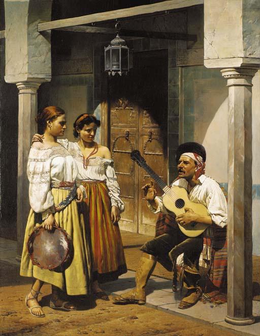 Charles Louis Porion - Andalucian musicians