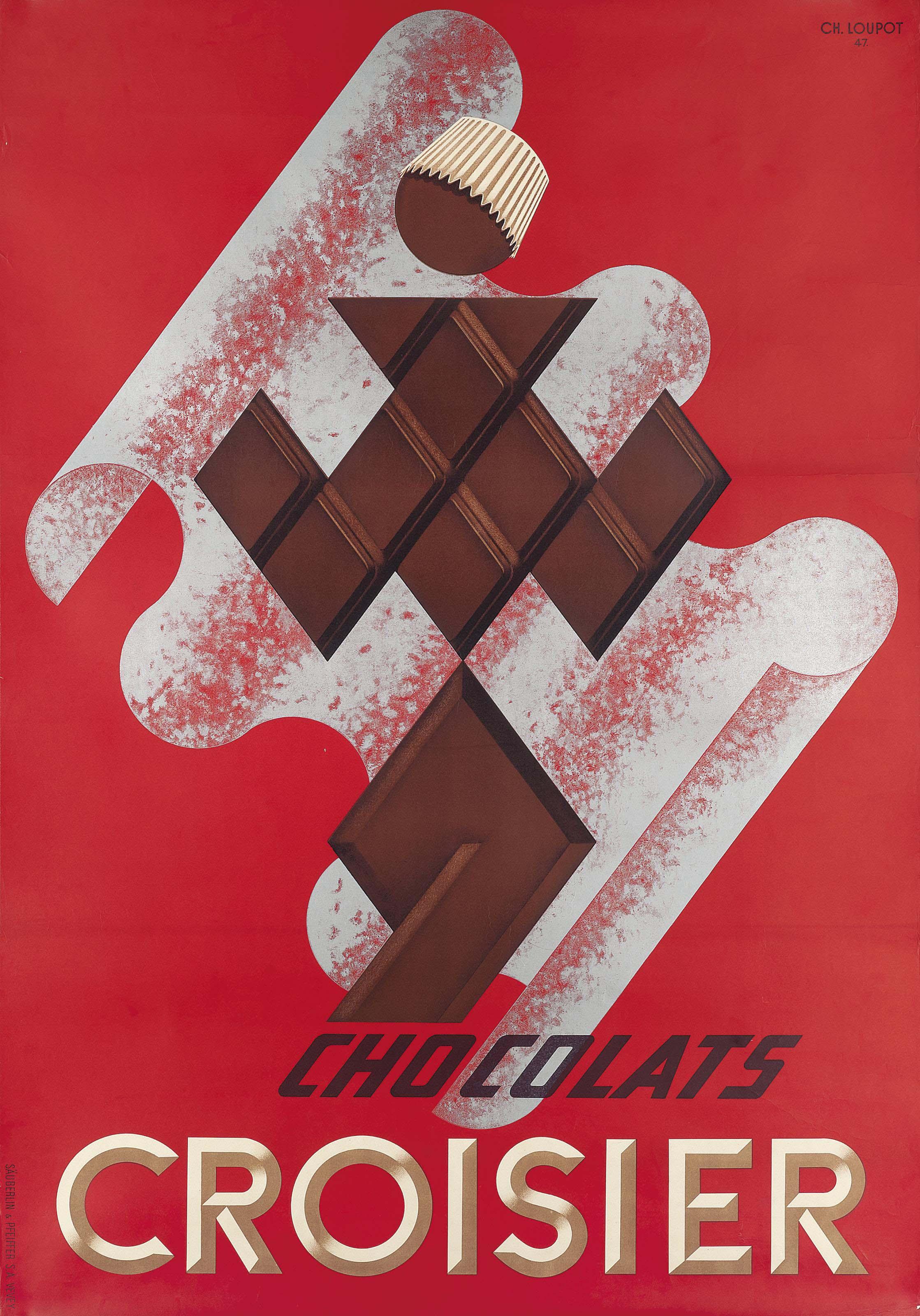 Charles Loupot - Chocolats Croisier