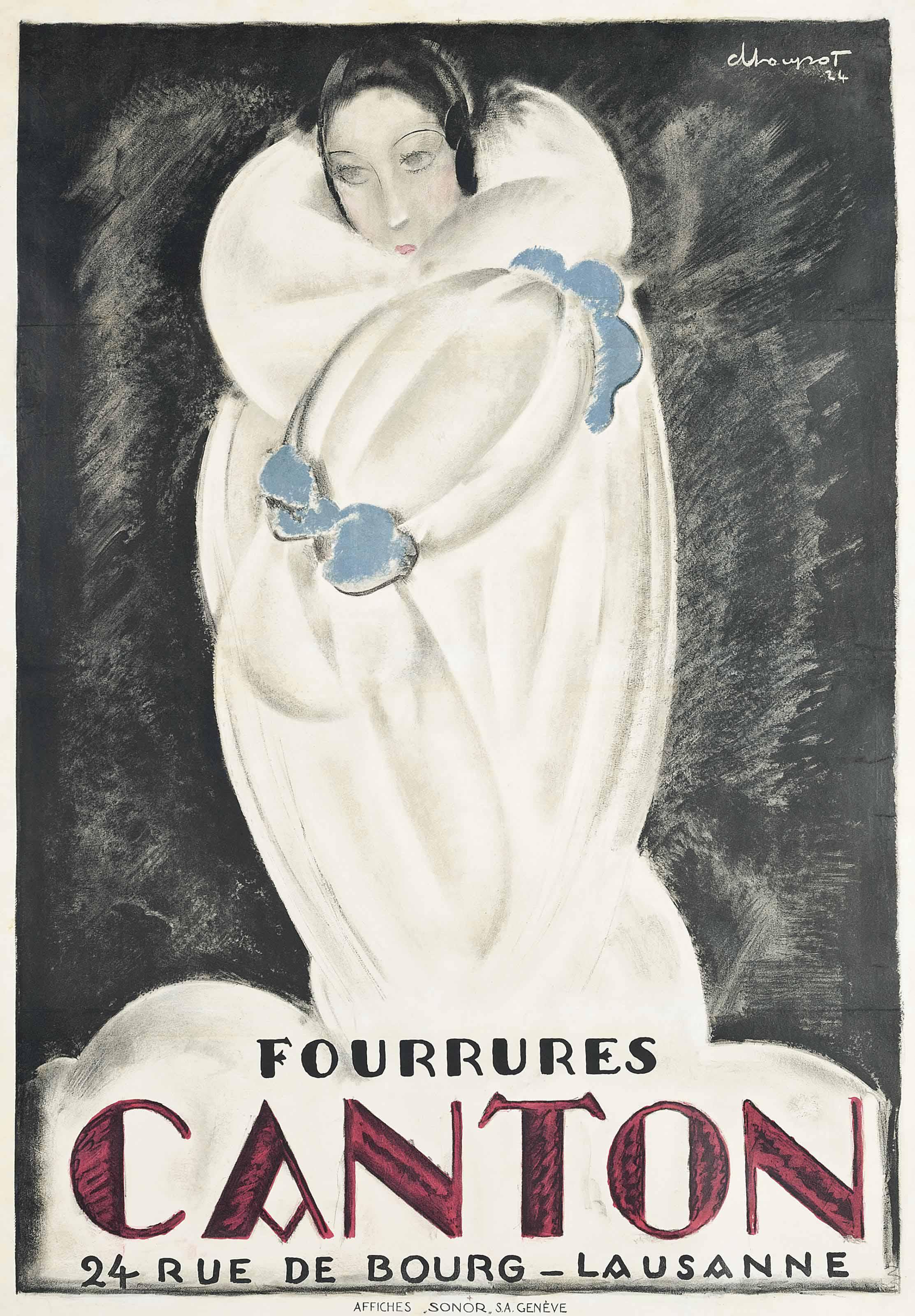 Charles Loupot - FOURRURES CANTON