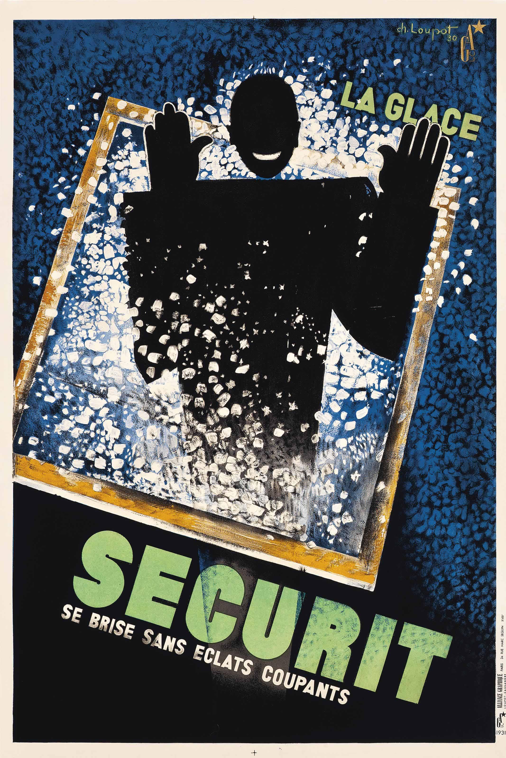 Charles Loupot - LA GLACE SÉCURIT