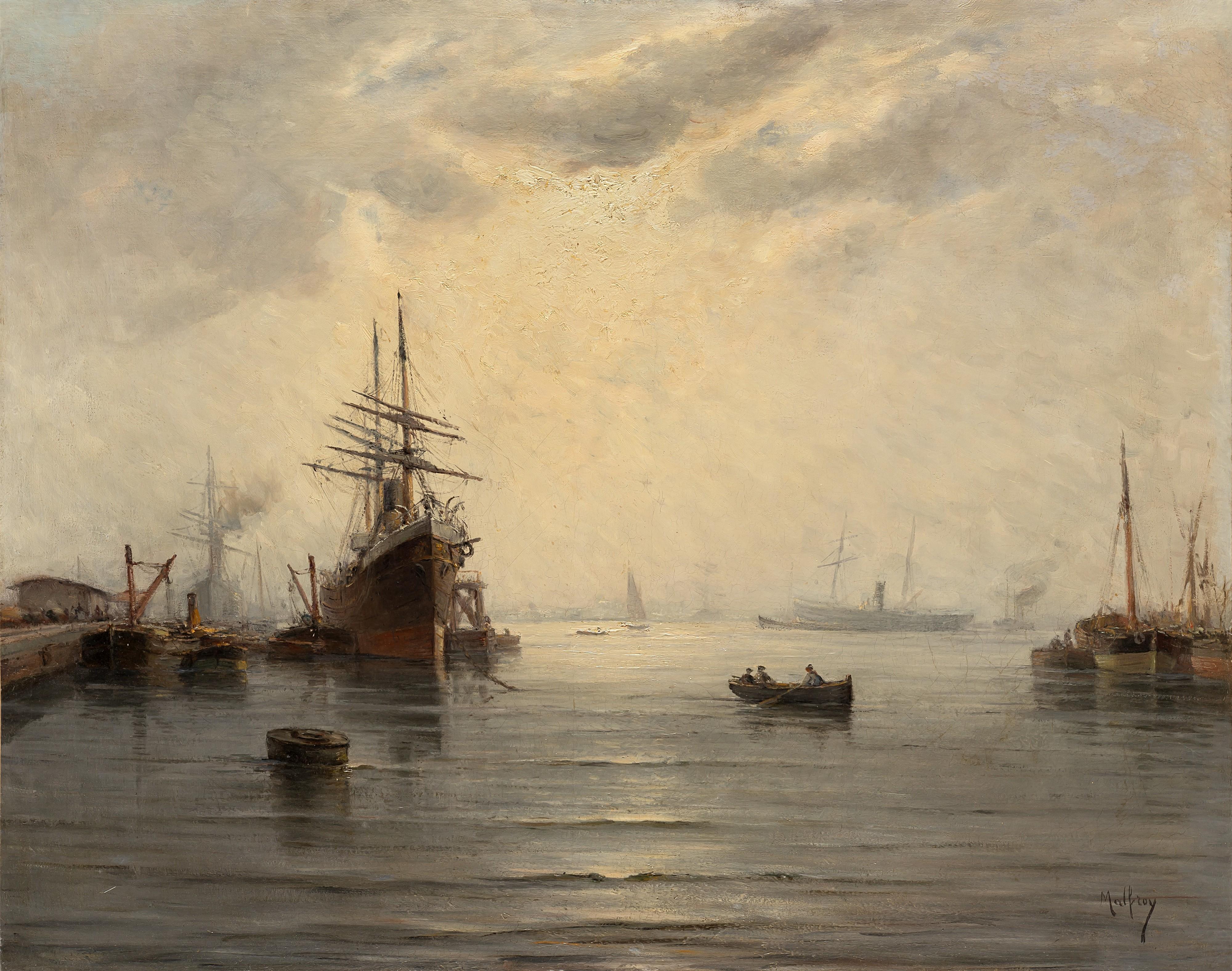Charles Malfroy - Al porto di Nantes