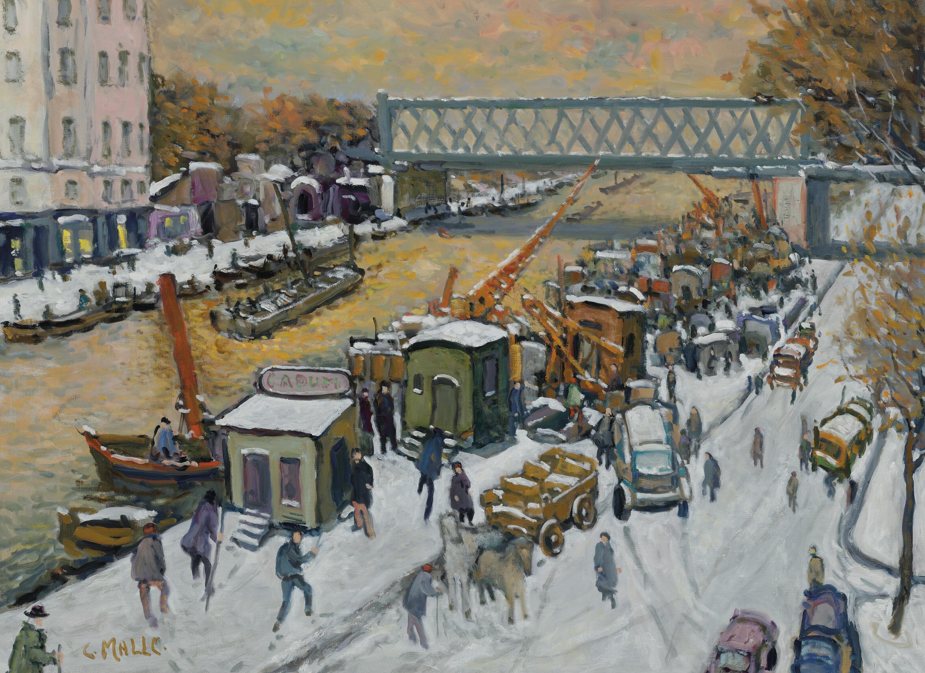 Charles Malle - Canal de L\'Ourcq