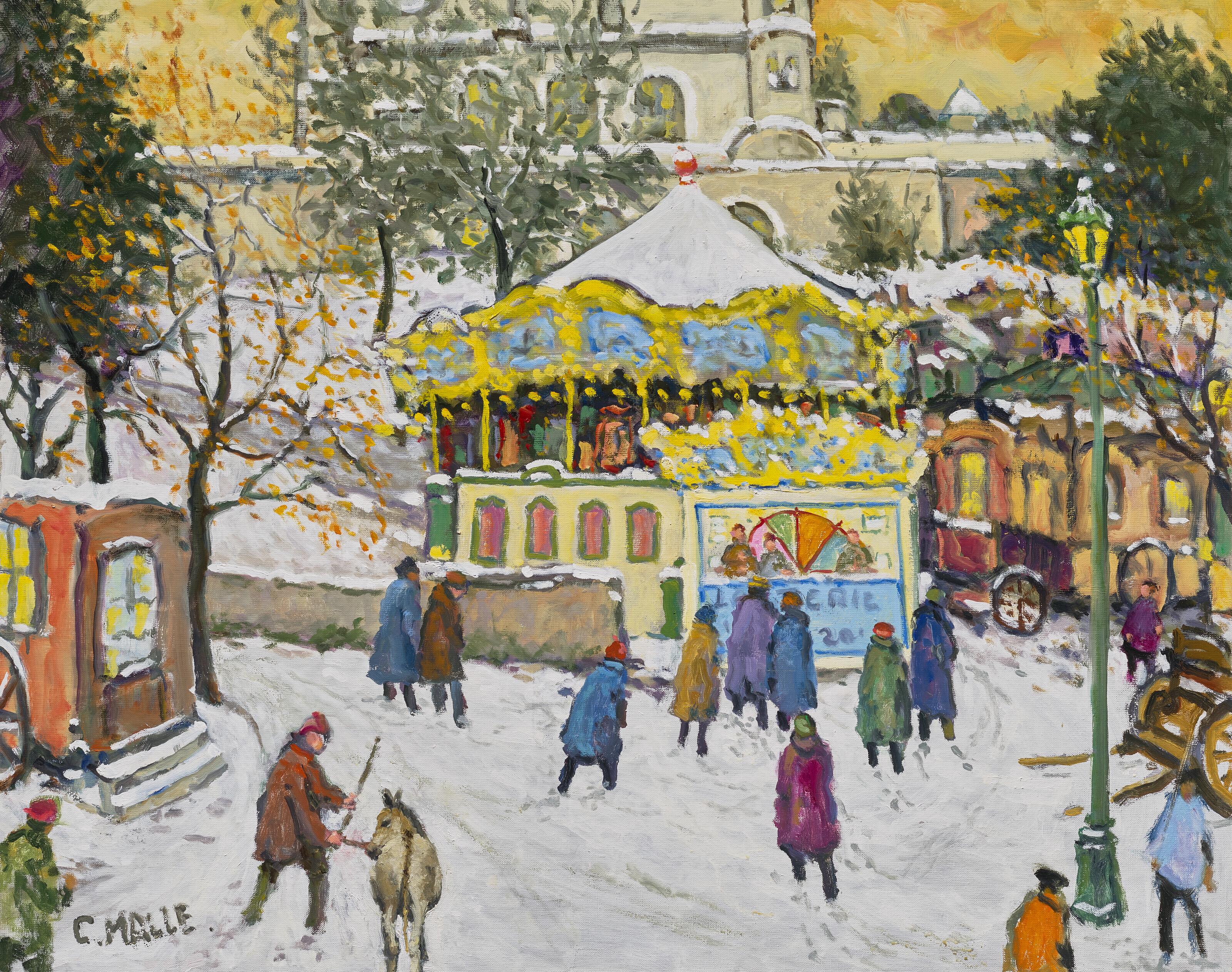 Charles Malle - La loterie du manège à Montmartre