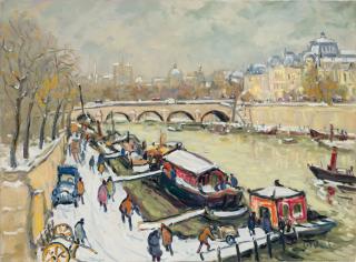 Charles Malle - Paris, la Seine à Orsay