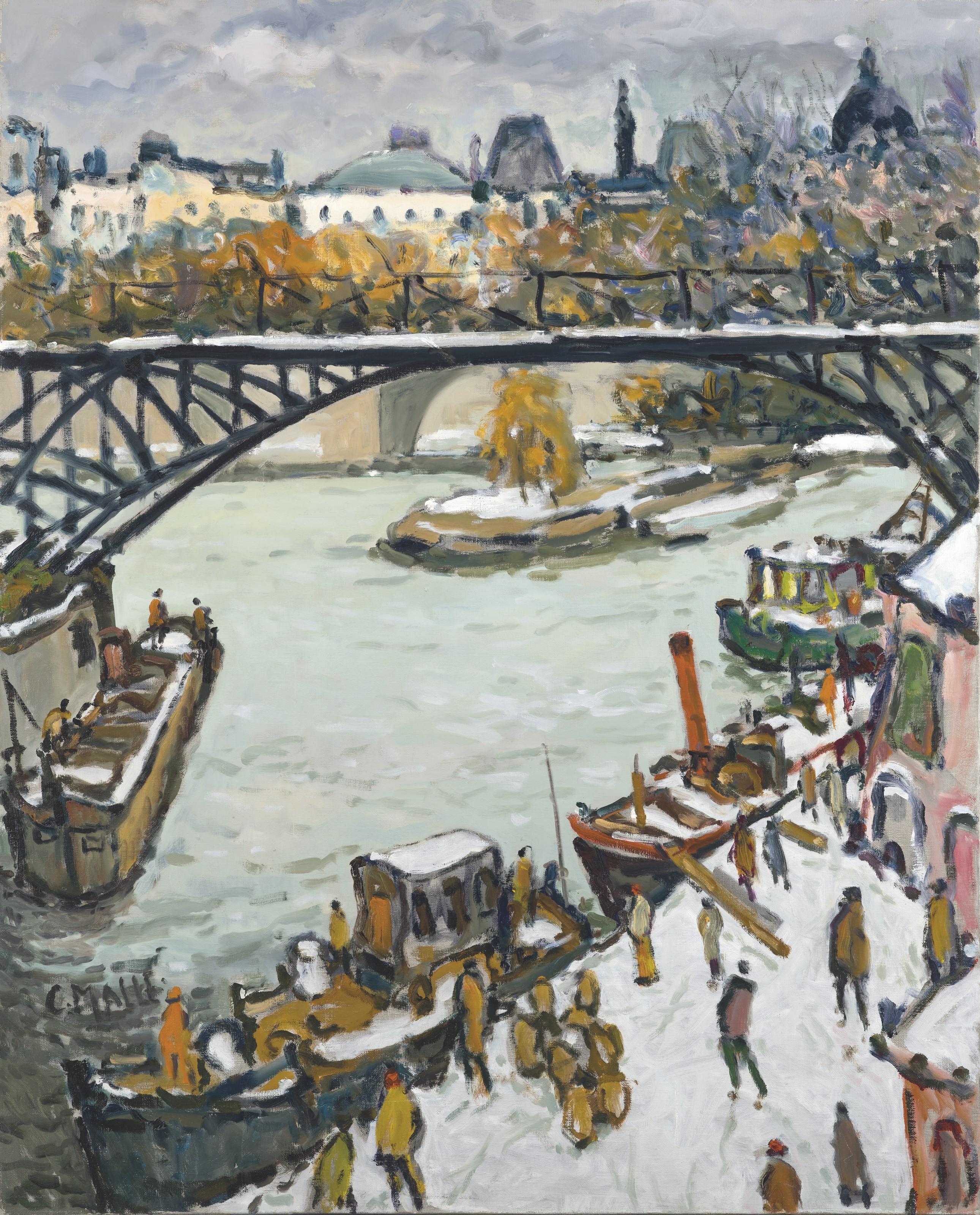 Charles Malle - Paris, la Seine, Pont des Arts
