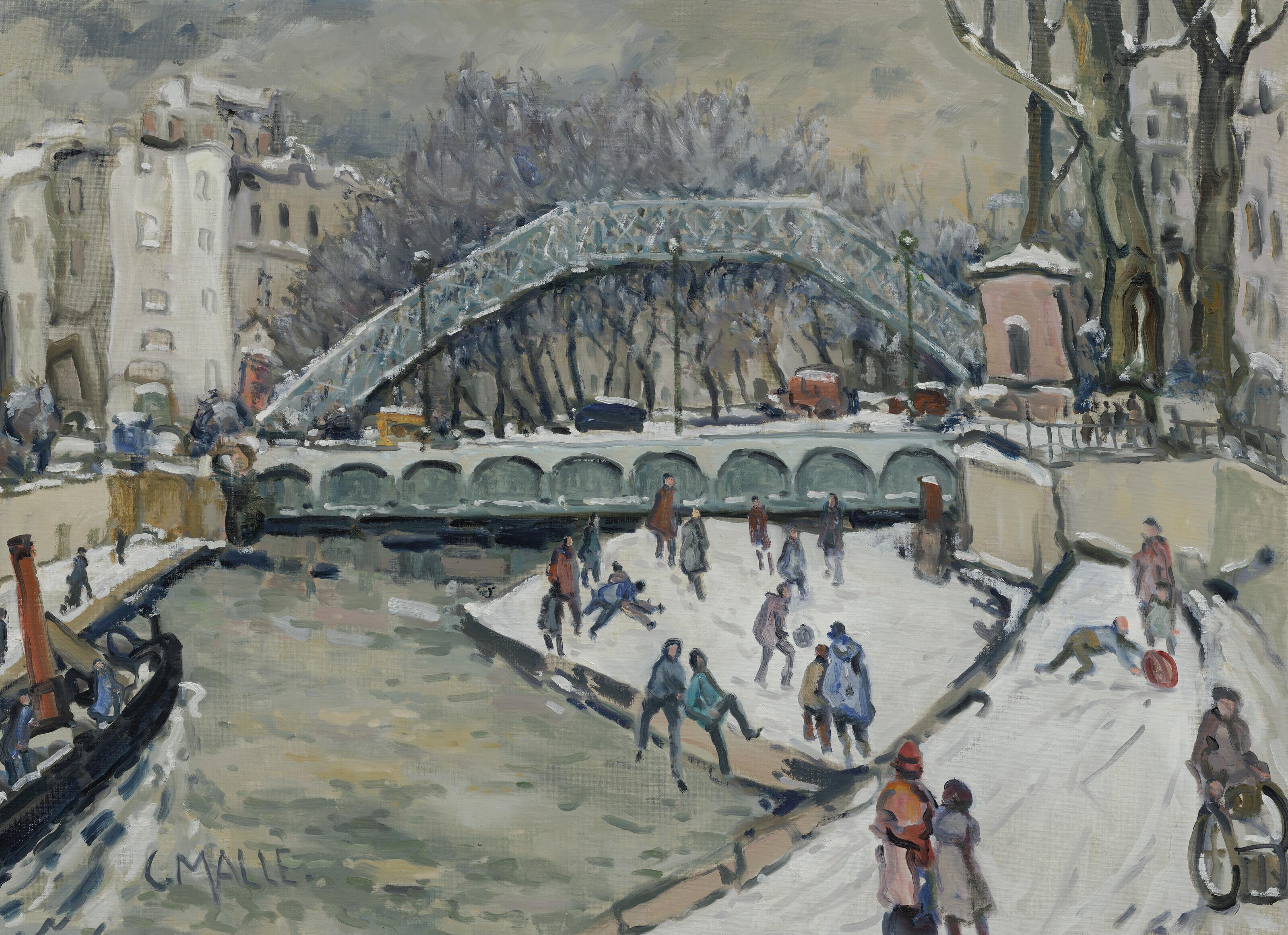 Charles Malle - Passerelle Bichat, canal Saint-Martin