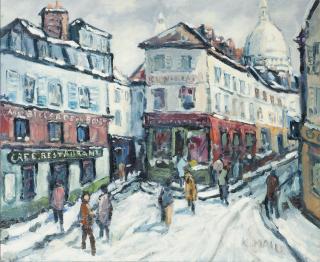 Charles Malle - Rue à Montmartre