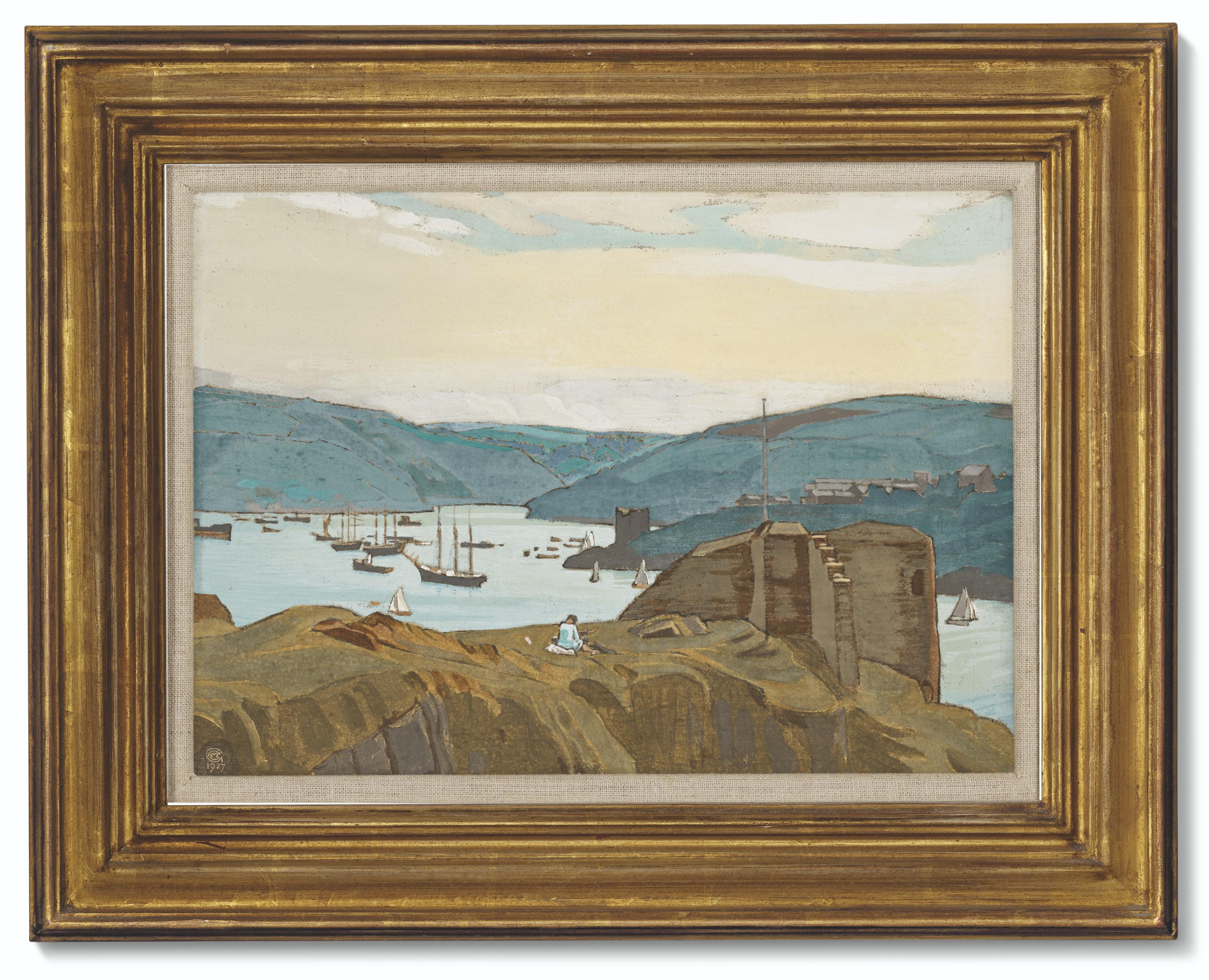 Charles March Gere, R.A., R.W.S., R.B.S.A., N.E.A. - Fowey