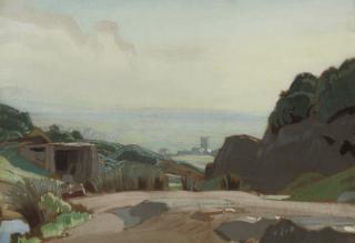 Charles March Gere, R.A., R.W.S. - Towards the church, Zennor