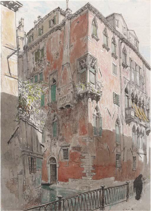 Charles Maresco Pearce - Study Of A Palazzo, Venice