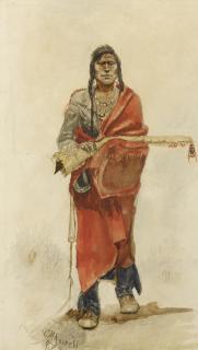 Charles Marion Russell - Blackfoot Indian