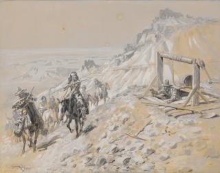 Charles Marion Russell - “I Climbed Fast, And Stuck My Head Out The Top Without Looking––And Then Froze Solid Enough\