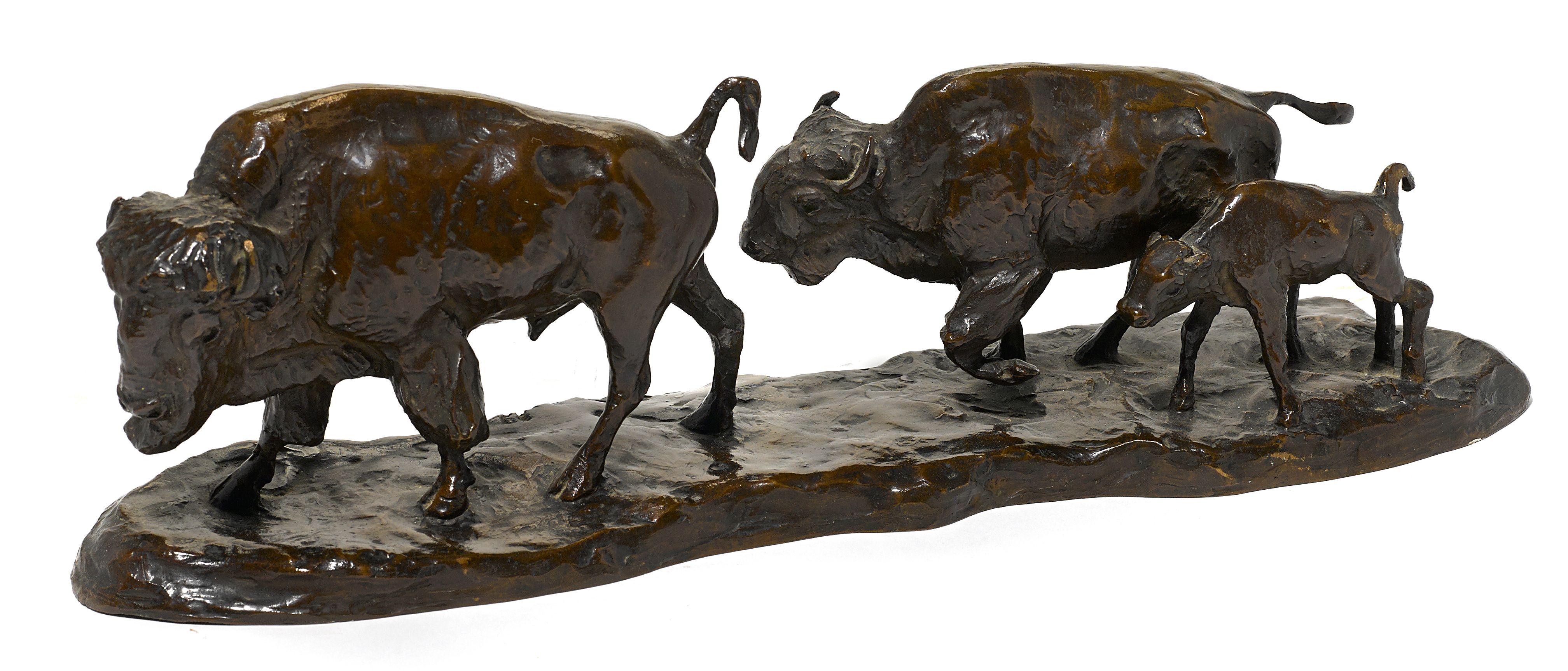 Charles Marion Russell - Nature\'s Cattle