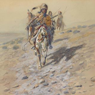 Charles Marion Russell - On The Trail