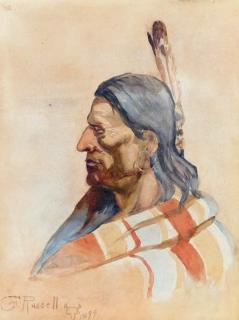 Charles Marion Russell - Portrait of an Indian