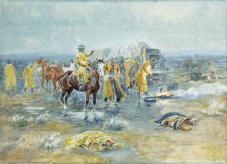 Charles Marion Russell - Rainy Morning