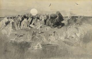 Charles Marion Russell - The Great Game For The Rulership Of The World