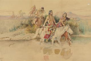 Charles Marion Russell - War Party