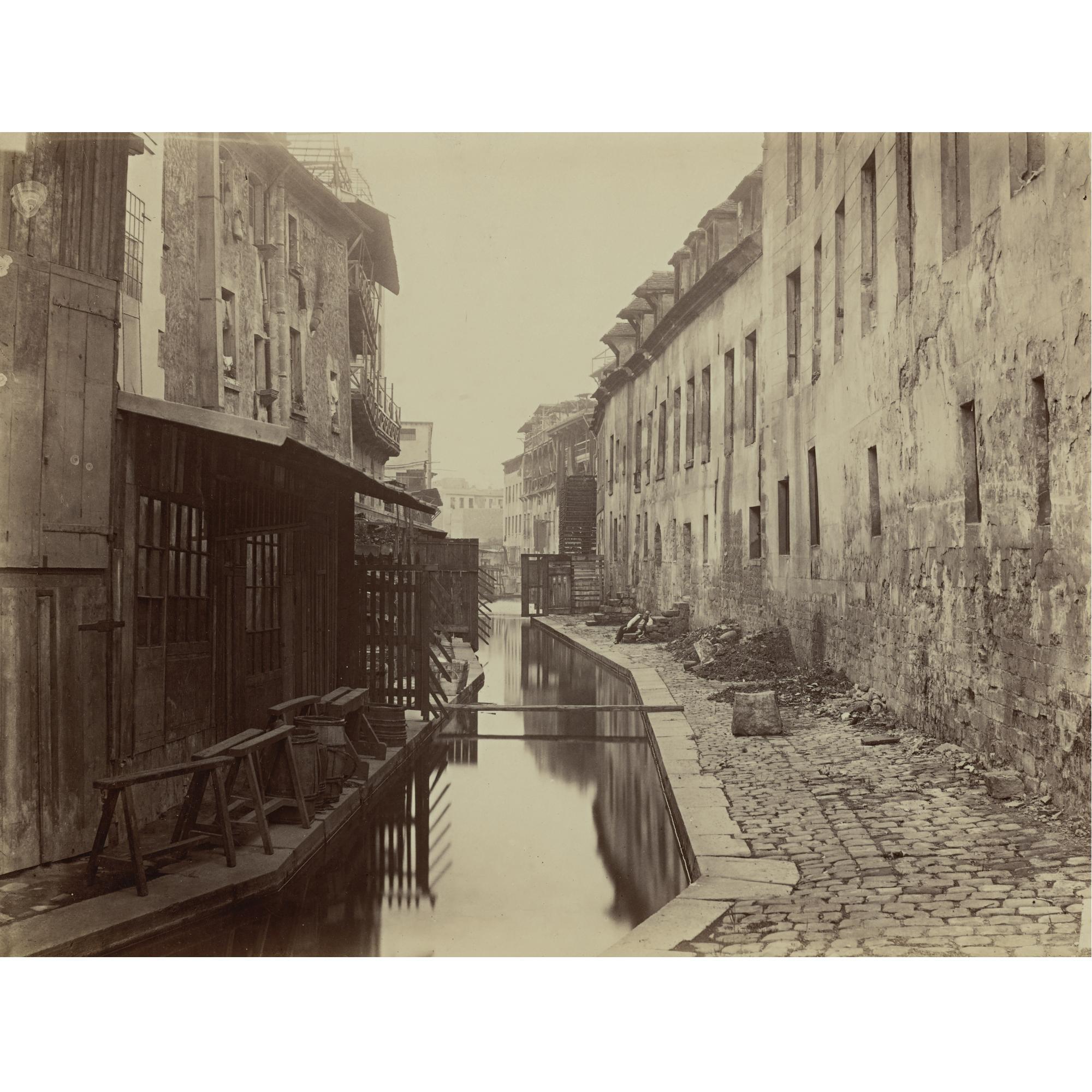 Charles Marville - \'Paris: La Bièvre Entre Les Rues Pascal Et Cochin\'