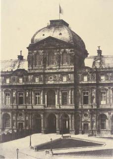 Charles Marville - Pavillon de L\'Horloge Au Louvre, 1853 Or Earlier