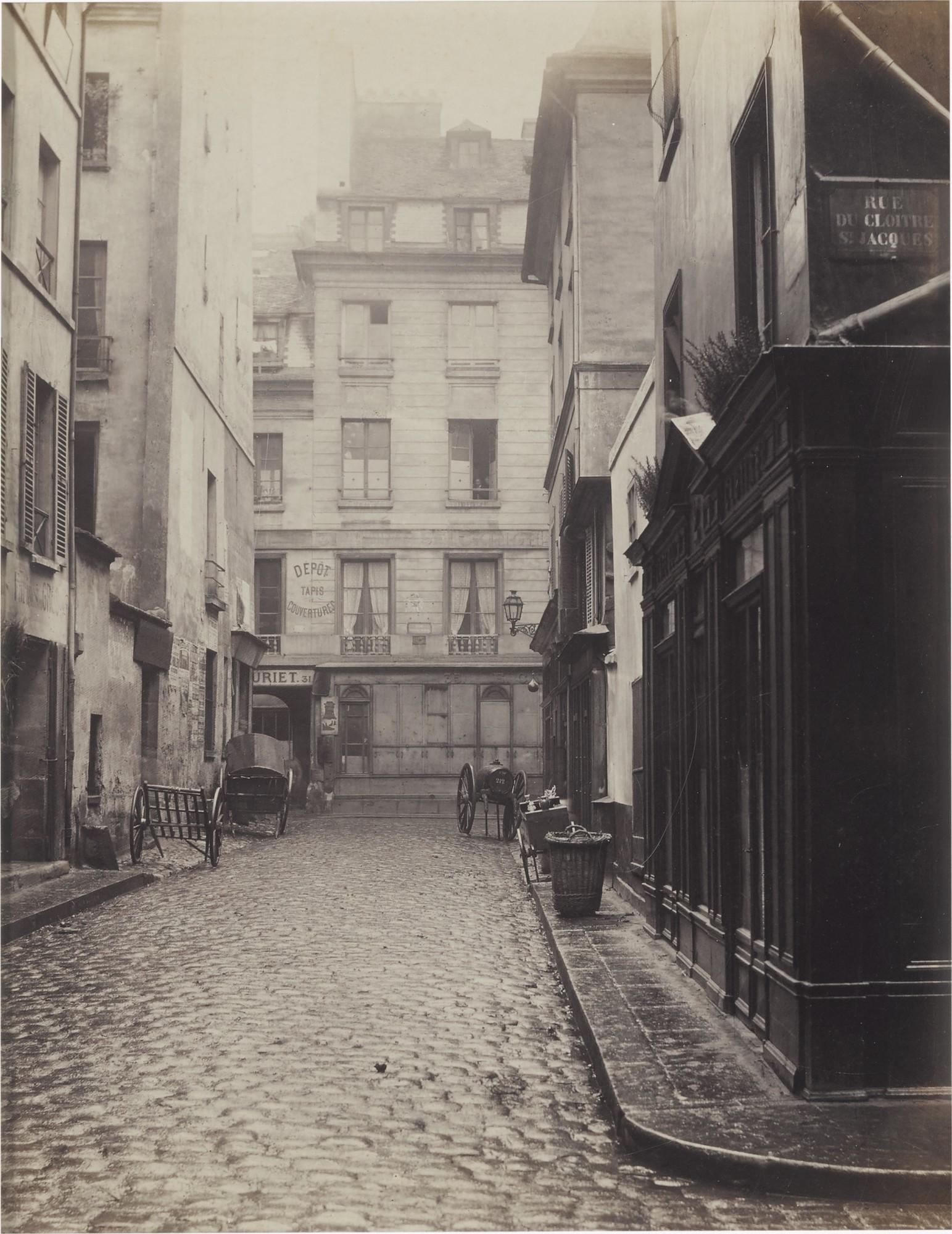 Charles Marville - \'Rue Des Pèlerins, De La Rue Du Cloître St. Jacques\'