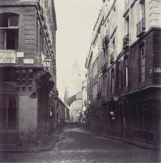 Charles Marville - Rue Des Prouvaires, Vue de La Rue St. Honoré, 1868