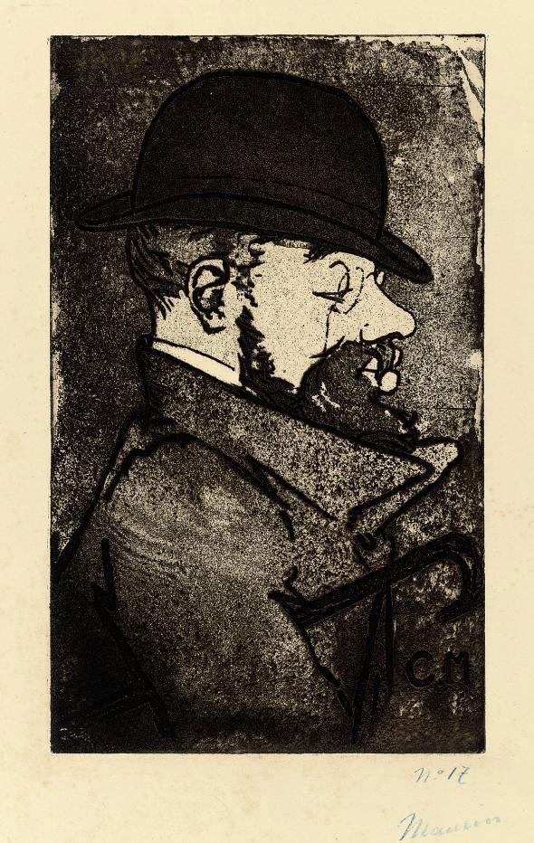 Charles Maurin - Portrait of Henri de Toulouse-Lautrec (Stein & Karshan 46)