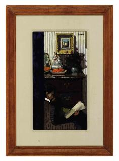 Charles McCall - Reading in an interior