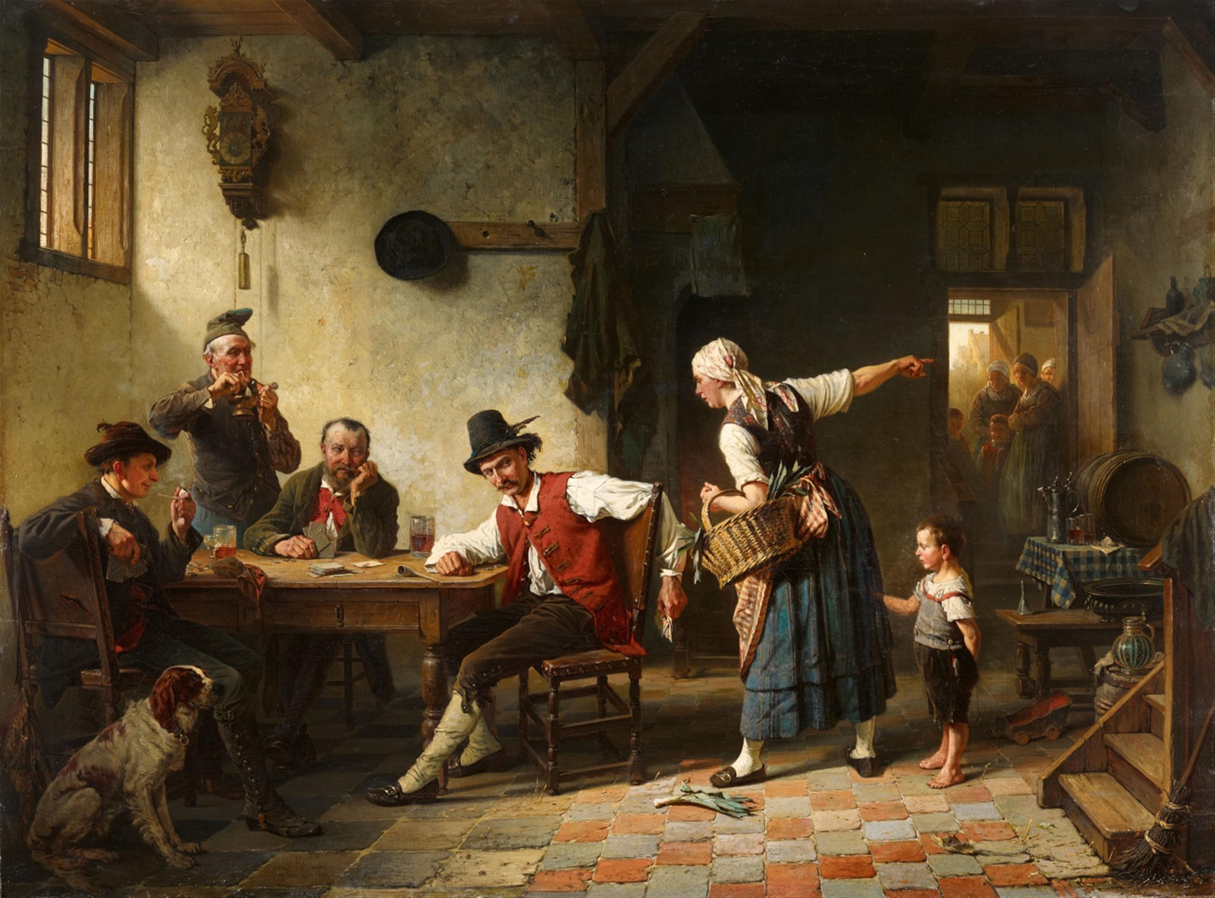 Charles Meer Webb - Die Kartenspieler