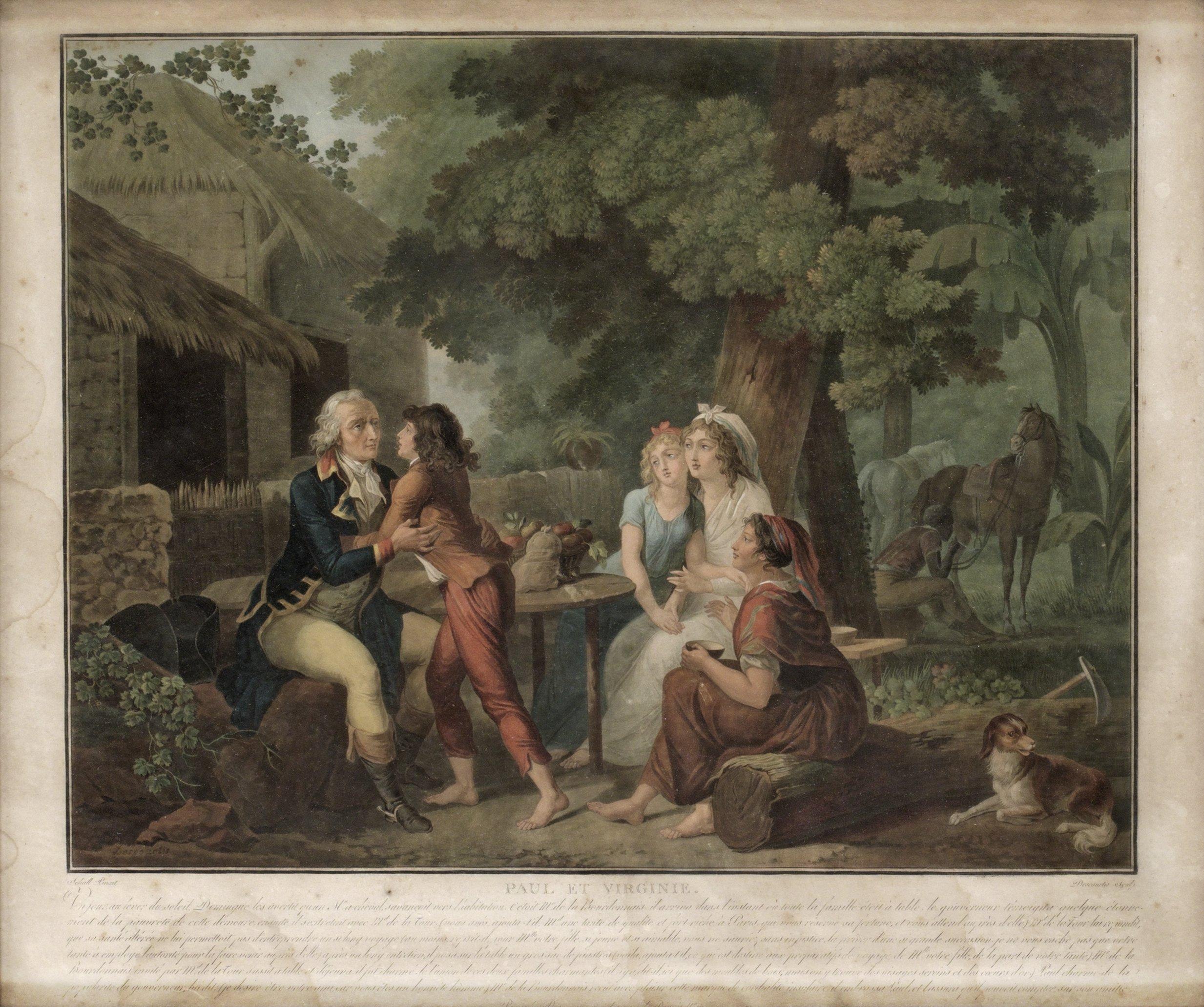 Charles Melchior Descourtis - \