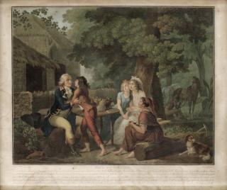 Charles Melchior Descourtis - \