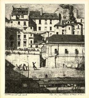 Charles Meryon - La Morgue (D., W. 36; S. 42)